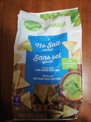 No Salt Added Tortilla Chips