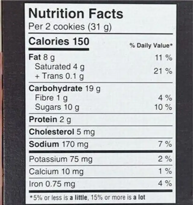 Avalanche arachide chocolat nutrition facts table