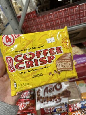 Coffee crisp 4 x 50g front packaging