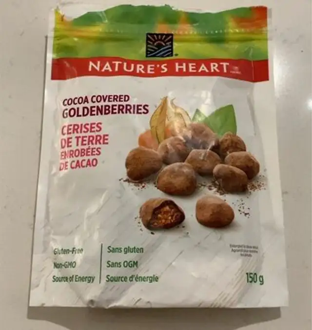 Cerises de terre enrobées de cacao