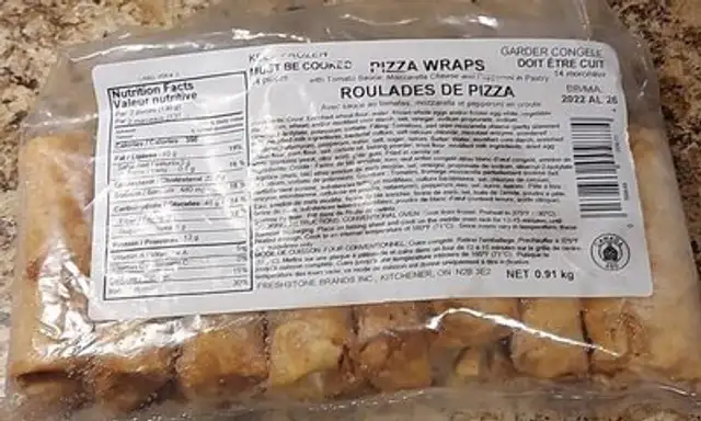 Pizza wraps