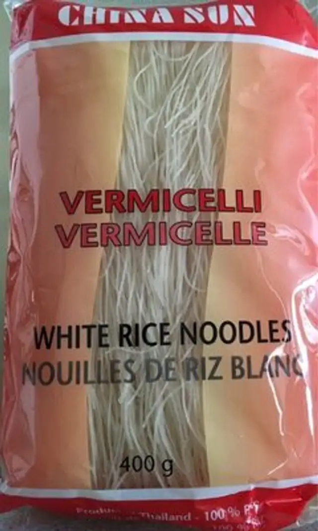 Nouille de riz blanc