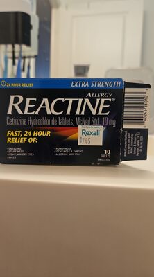 Reactine Cetirizine