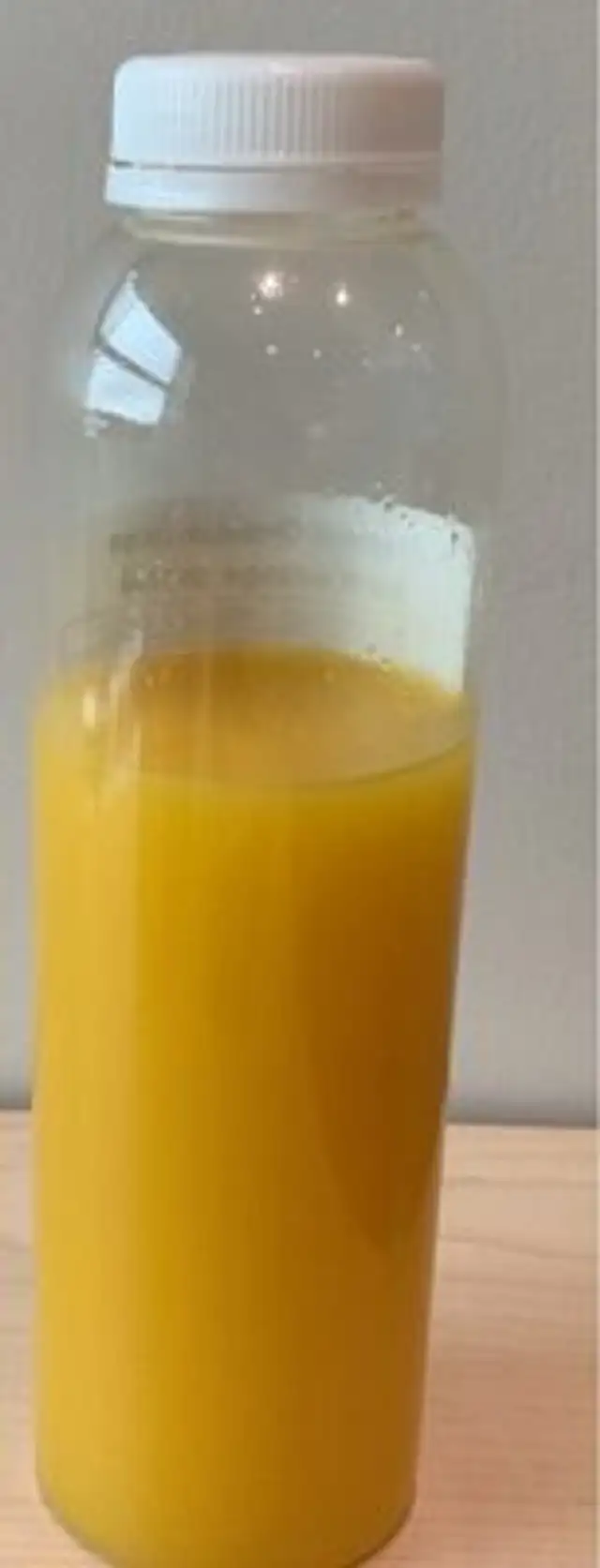 Jus d’orange pressé à froid