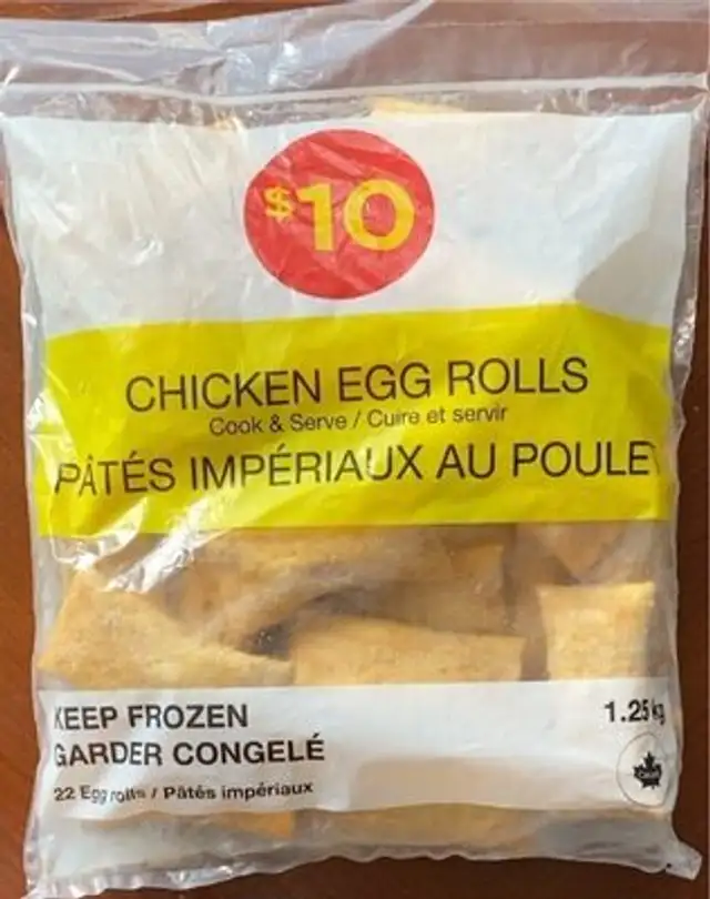 Egg Rolls, Chicken.