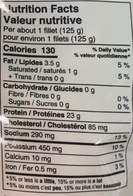 Wild pink salmon fillets raw skin-on boneless nutrition facts table