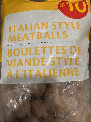 Fully cooked Italian style meatballs
