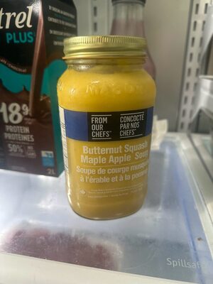 Butternut squash maple apple soup