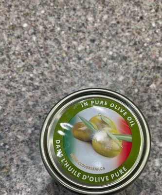 Solid light tuna in pure olive oil front packaging