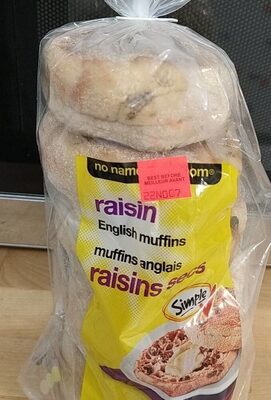 Raisin English muffin