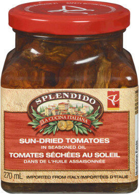 Splendido sun-dried tomatoes in seasoned oil