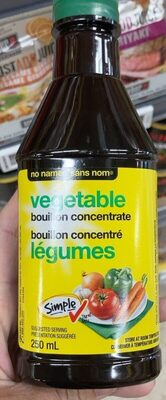 Vegetable concentrate