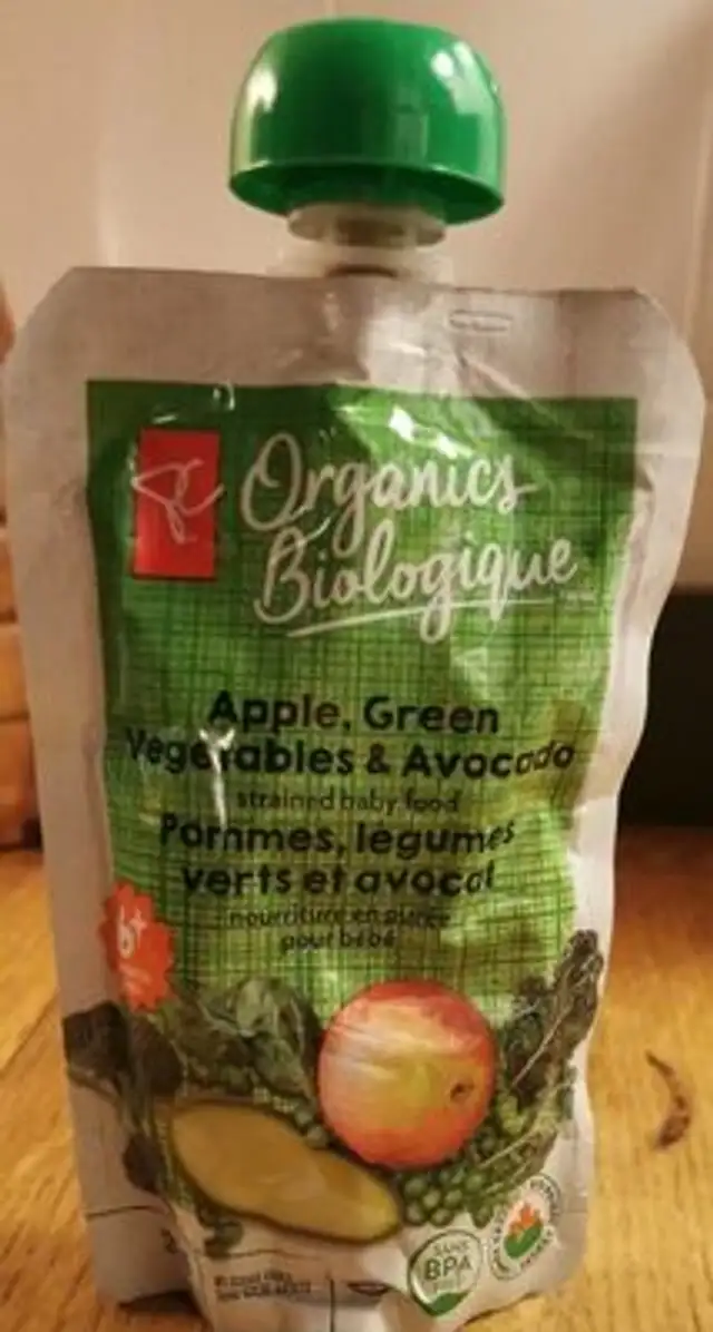 Pommes légumes verts et avocat