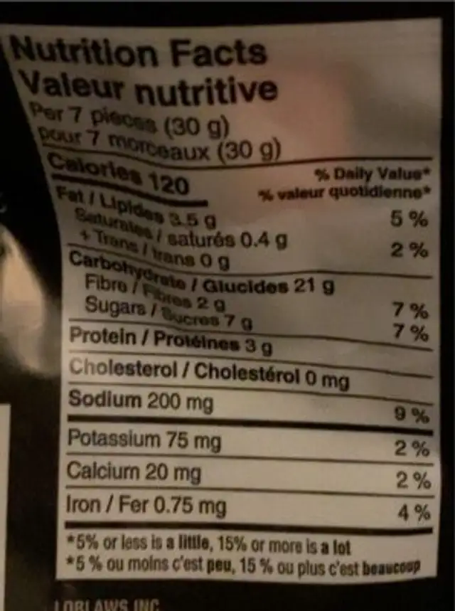 Fig & kalamata olive artisan mini crisps nutrition facts table