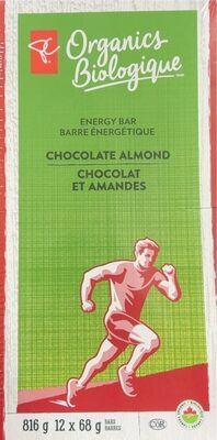 Energy bar chocolate almond