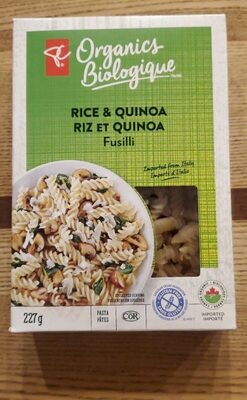 Rice and Quinoa Fusilli front packaging