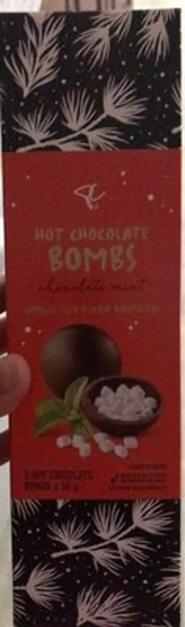 Hot chocolate bombs chocolate mint