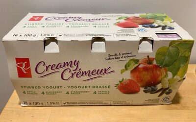 Dairy Pc Creamy Stirred Yogurt Variety Pack 1