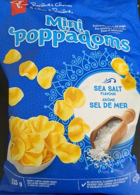 Mini Poppadoms front packaging