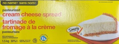 Cream cheese front packaging