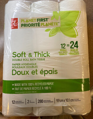 2-ply Bathroom Tissue, Soft & Thick
