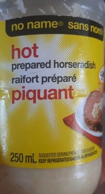 Hot prepared horseradish