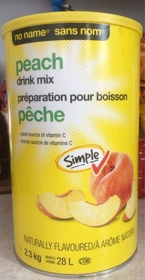 Peach drink mix