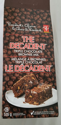 mélange à brownies triple chocolat