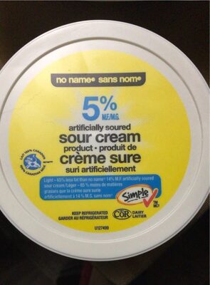 Crème sur front packaging