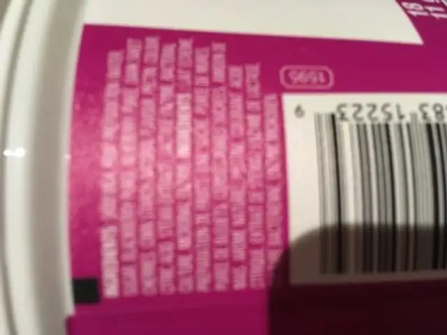 Skyr ingredients label
