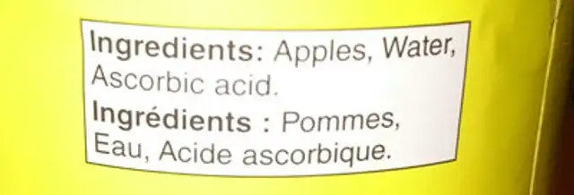 Black Turtle Beans ingredients label