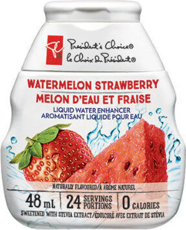 Watermelon strawberry liquid water enhancer