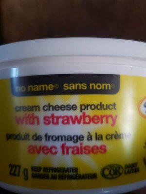 Cream Cheese Product With Strawberry