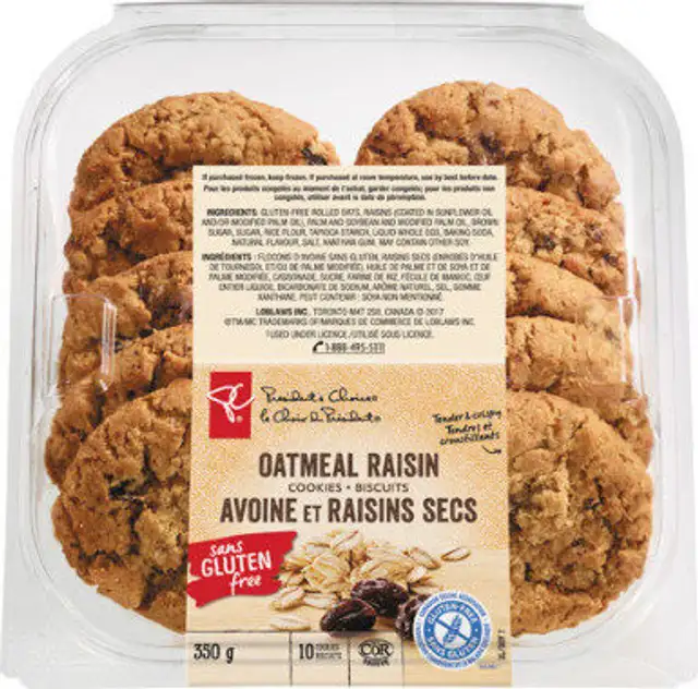 Gluten free oatmeal raisin cookies