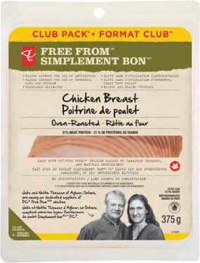 Oven-roasted chicken breast