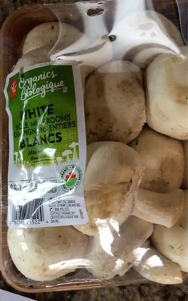 Champignons blancs entiers