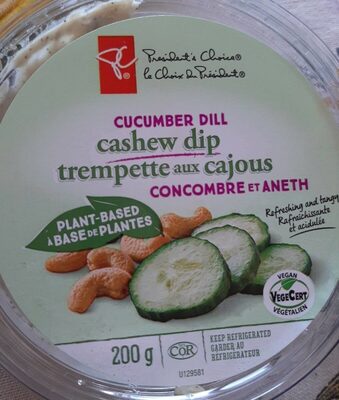 Cucumber Dill Cashew Dip