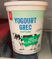 Greek yogurt plain lactose free