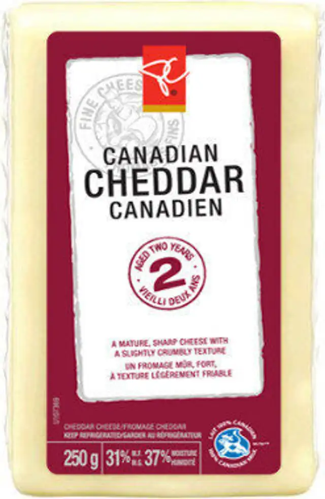Aged years canadian cheddar cheese