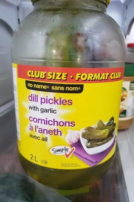 Cornichons à l'aneth avec ail