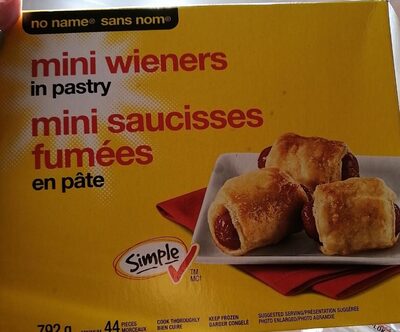 Mini saucisses fumées en pâte