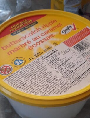 Merbré au caramel front packaging