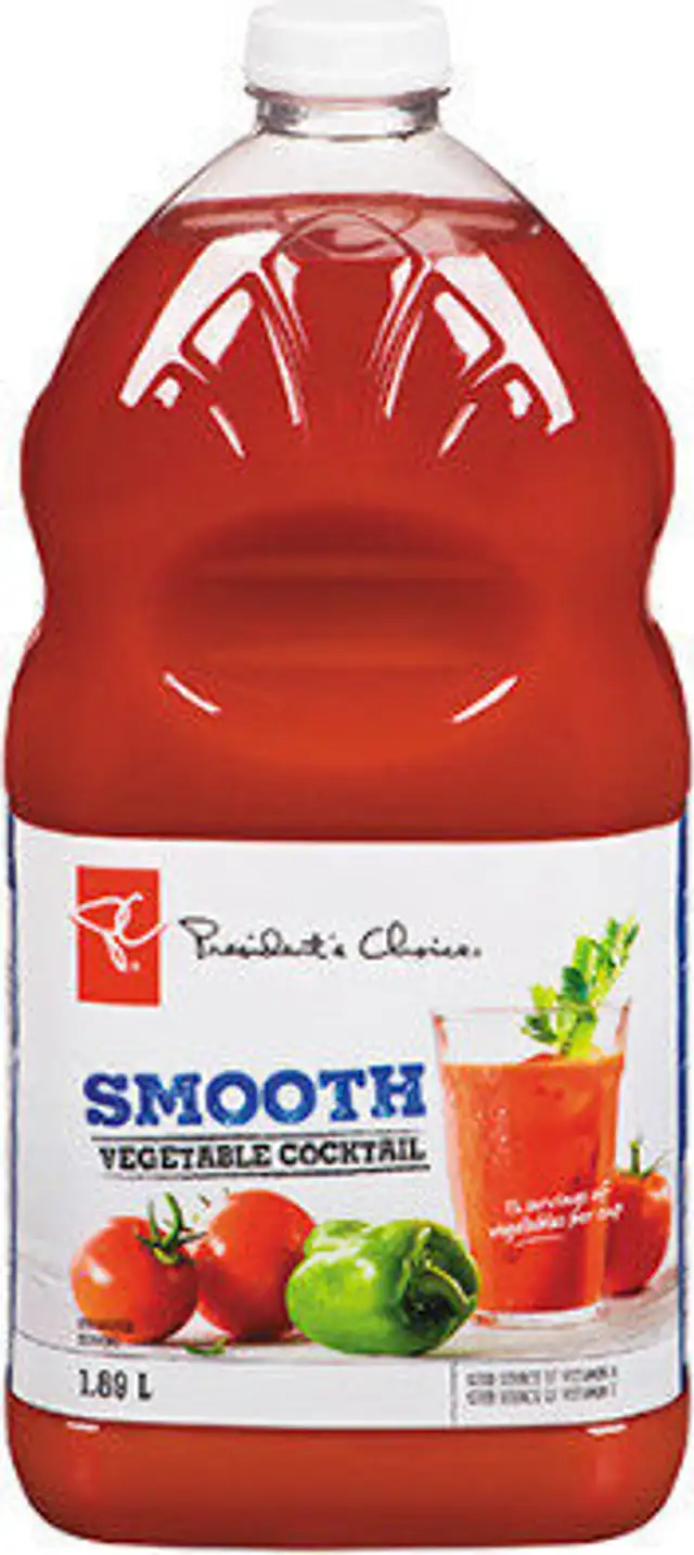 Smooth vegetable cocktail