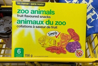 Collations à saveur de fruit