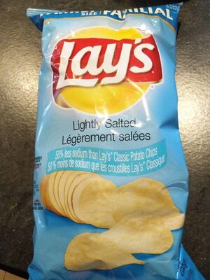 Croustilles légèrement salées