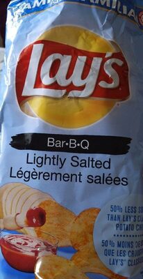 Lays BarBQ lightly salted