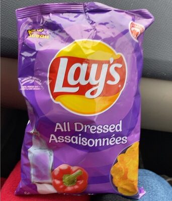 Lay’s all dressed front packaging