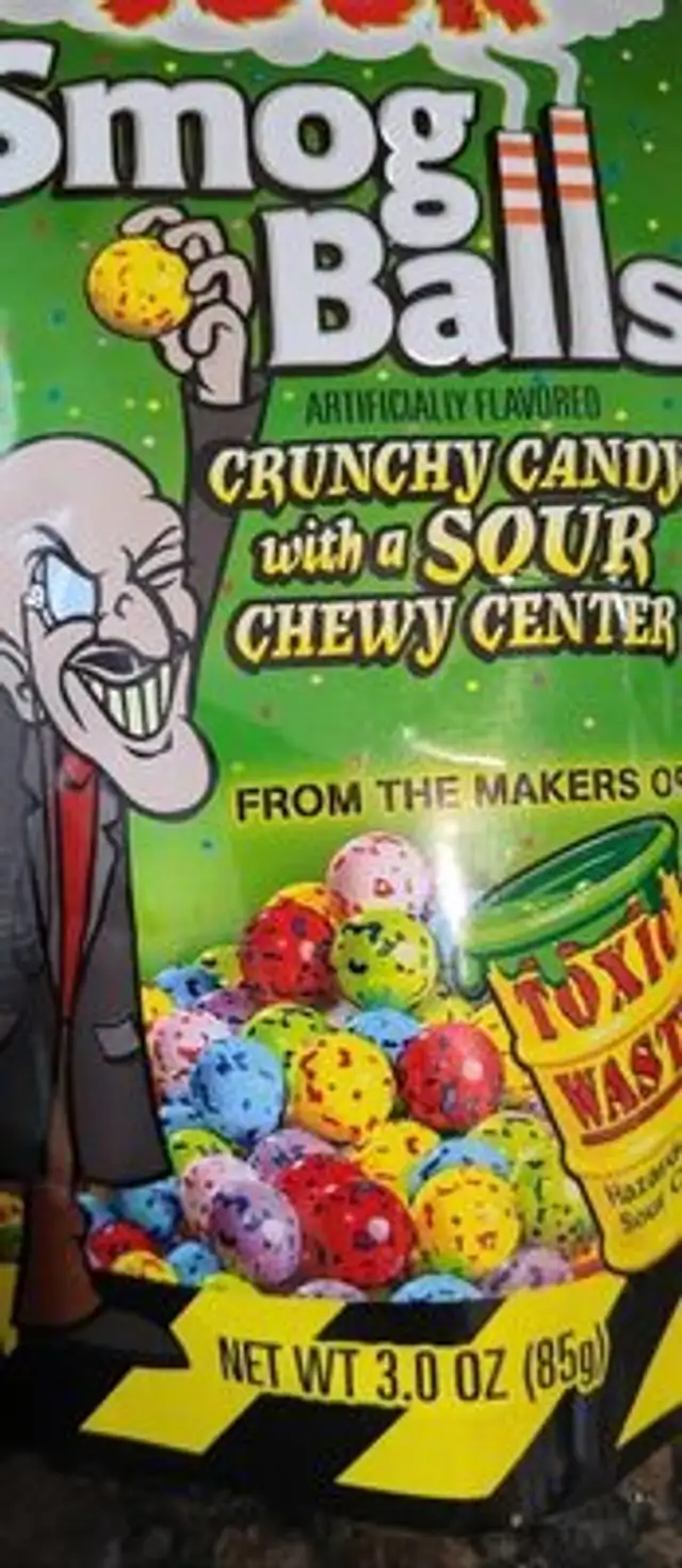 Toxic waste candy Smog Balls