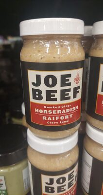 Raifort joebeef front packaging