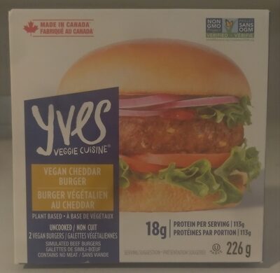 Vegan Cheddar Burger